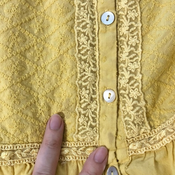 LOGO Cotton Blend Embroidered Knit Button Down Shirt - Picture 12 of 12